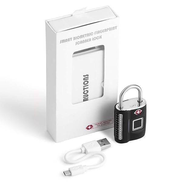 MYPIN Fingerprint Lock: TSA Approved Smart Digital Locker for Gym, Travel, Luggage & More - Keyless Security Solution - View 10 of 10