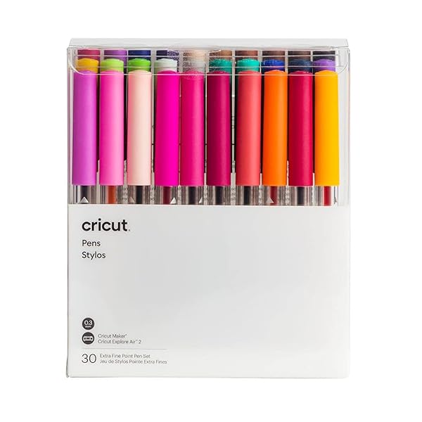 Shop Cricut 30 Count Extra Fine Point Pens - Vibrant Variety for Perfect Crafting!