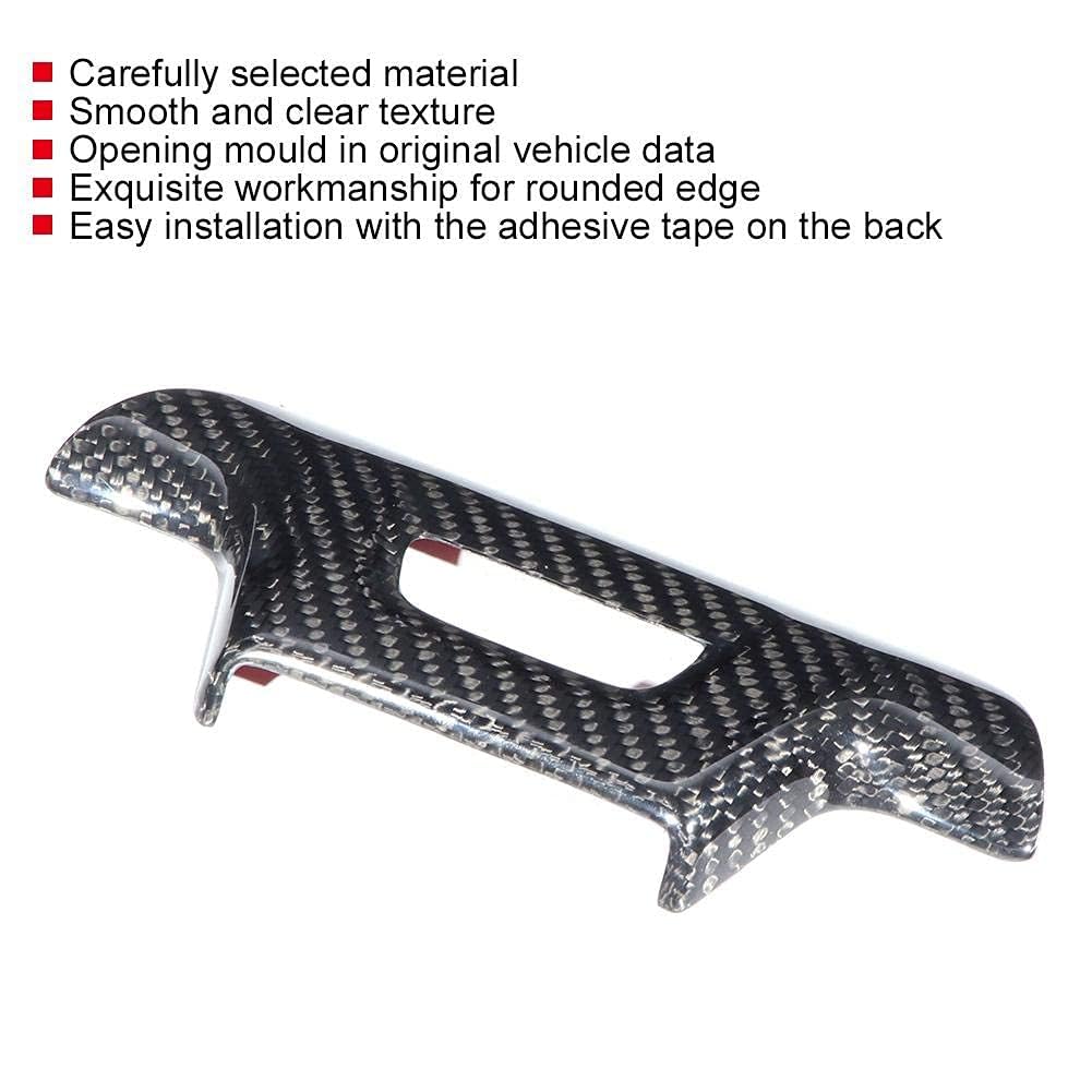 Aramox Carbon Fiber Steering Wheel Trim Cover for ZL1 2017 to 2019 with Hole - View 3 of 9