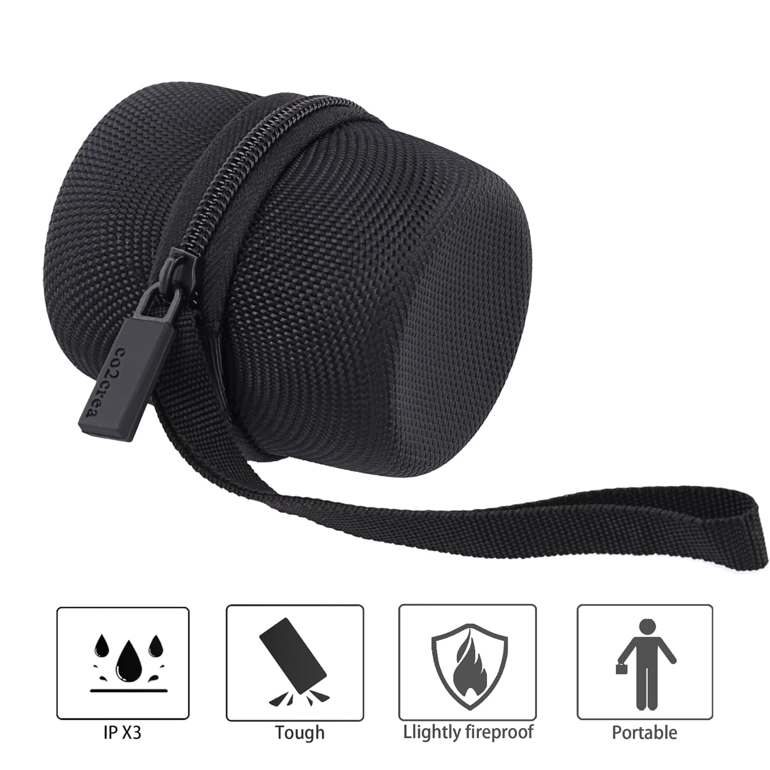 co2CREA co2CREA Hard Protective Storage Case for LectroFan Micro and Micro2 Travel Case for Sound Machine and Bluetooth Speaker - View 7 of 9