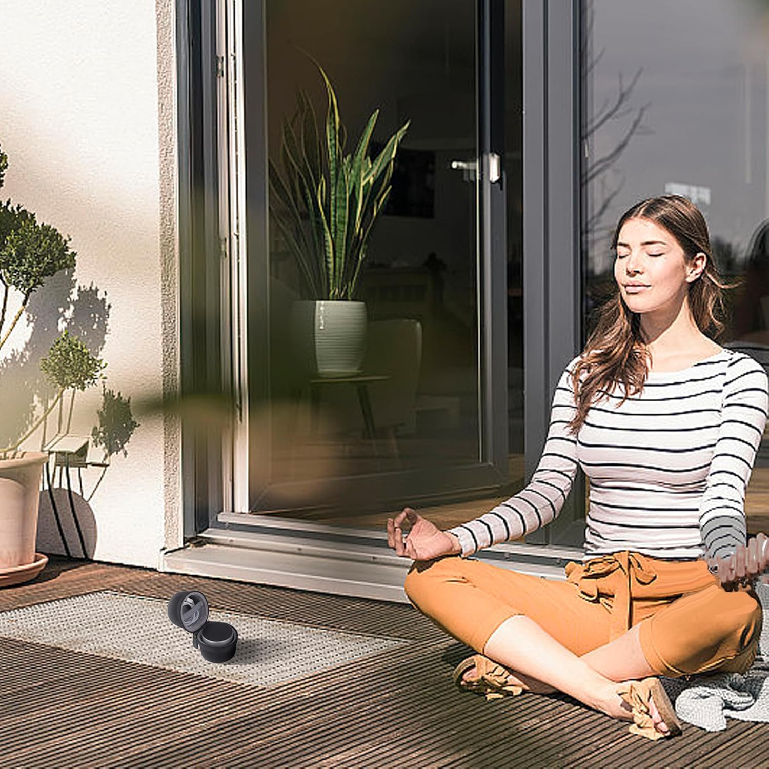 co2CREA co2CREA Hard Protective Storage Case for LectroFan Micro and Micro2 Travel Case for Sound Machine and Bluetooth Speaker - View 9 of 9