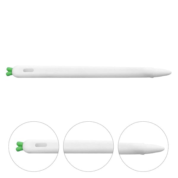 Hemobllo Carrot-Shaped Silicone Sleeve for Apple Pencil 2 - Shockproof Grip & Cover | Hemobllo Case - View 10 of 11