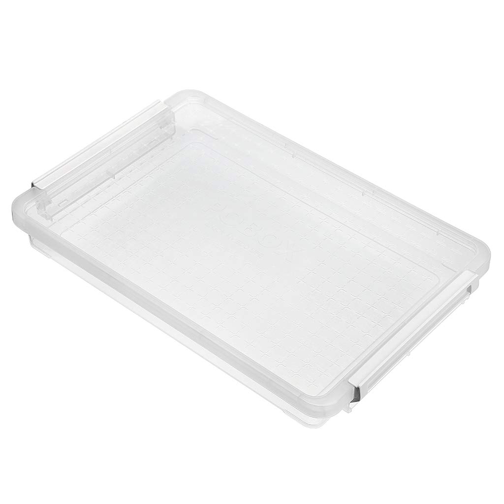 BTSKY A4 Plus Clear Transparent PP Plastic Stackable Stor... | Poshace