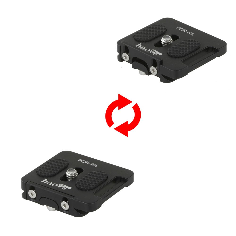 Haoge PQR-40L 40mm Universal Camera Quick Release Plate for Arca Swiss Tripod Ball Head Clamp - View 4 of 6