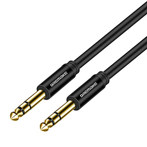 DREMAKE DREMAKE 15FT 1/4 Inch TRS Guitar Cable Balanced Stereo Audio Cable for High Quality Sound - View 2 of 7