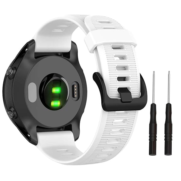 ISABAKE Band for Garmin Forerunner 935/Forerunner 945/Forerunner 745,Compatible with Fenix 5/ Fenix 5Plus/ Fenix 6/ Fenix 6 Pro/Approach S60,Soft Silicone 22mm Replacement Bands
