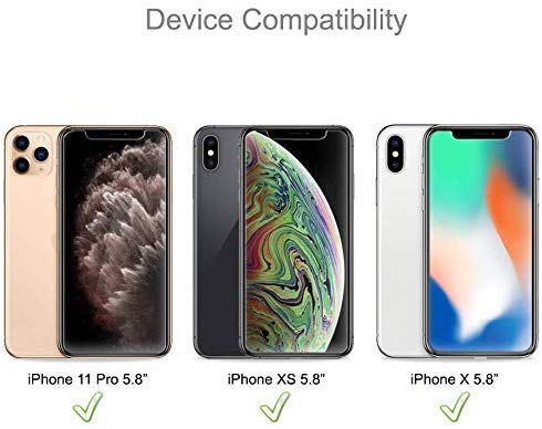 Supershieldz Supershieldz Anti-Glare Matte Screen Protector for iPhone 11 Pro Xs X 5.8 Inch 2 Pack Tempered Glass Anti Fingerprint Scratch Bubble Free - View 3 of 5