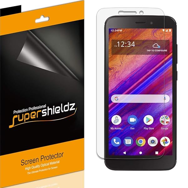 Supershieldz 6 Pack Screen Protector for Blu View 1 High Definition Clear Shield PET