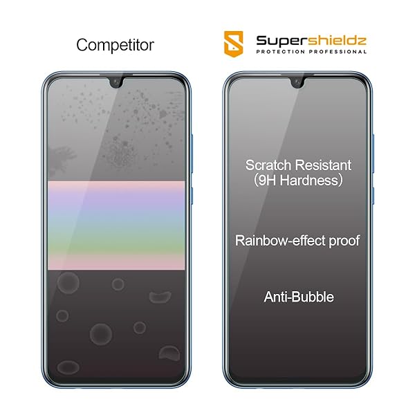 Supershieldz Supershieldz 3 Pack Tempered Glass Screen Protector for Huawei P Smart 2019 Anti Scratch Bubble Free Protection - View 3 of 6