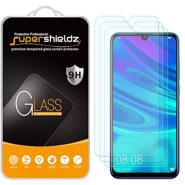 Supershieldz Supershieldz 3 Pack Tempered Glass Screen Protector for Huawei P Smart 2019 Anti Scratch Bubble Free Protection - View 2 of 6