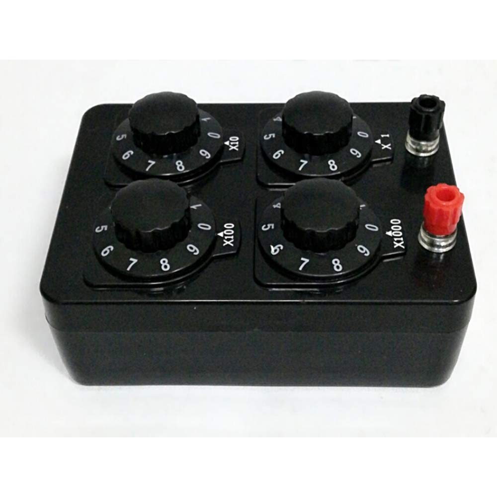 Acxico Acxico 1Pcs 0-9999 Ohm Resistance Box Precision Variable Resistor for Physics Experiments and Teaching - View 6 of 6