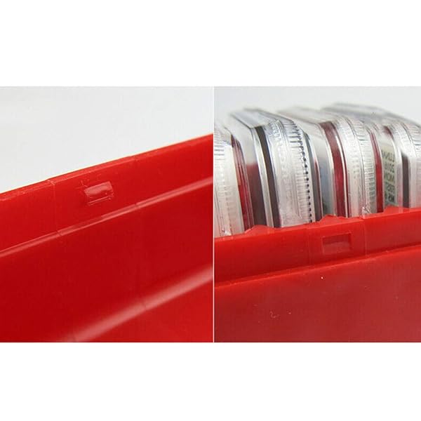 Acxico Acxico 10 Coin Slabs Capacity Holder Storage Box Case for PCGS NGC PCCB PMG - View 6 of 7