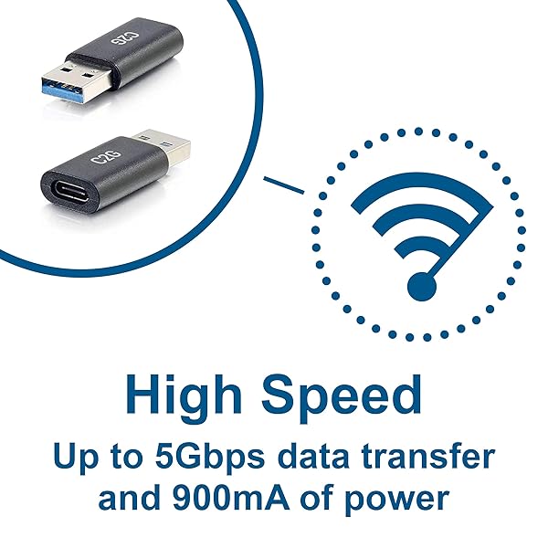 C2G C2G USB-C Female to USB-A Male SuperSpeed Adapter Converter 5Gbps for Fast Data Transfer - View 4 of 4