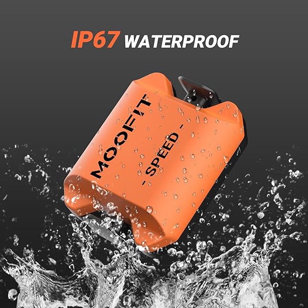 moofit Moofit Bike Speed Sensor Bluetooth ANT Wireless RPM Cadence Sensor for Wahoo Coosporide Rouvy Peloton IP67 Waterproof Orange - View 6 of 7