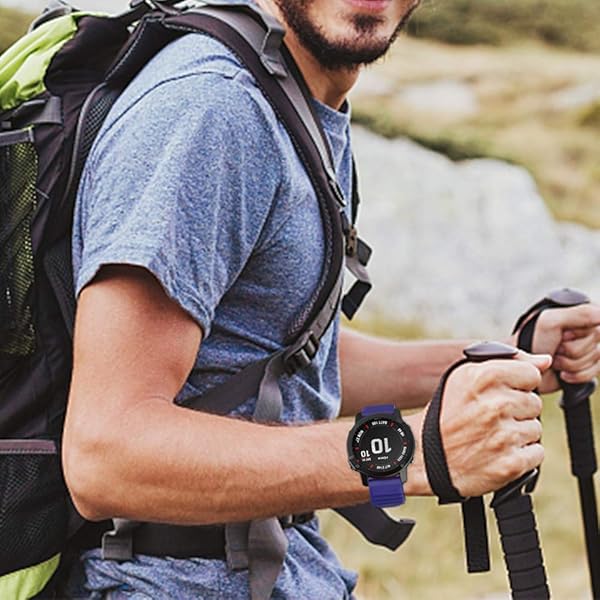 ISABAKE SABAKE Watch Band for Garmin Fenix 6X/6X Pro, Quick Fit 26mm Wristbands,Compatible with Fenix 6X/6X Pro Fenix 5X/5X Plus Fenix 3/3 HR - View 9 of 10