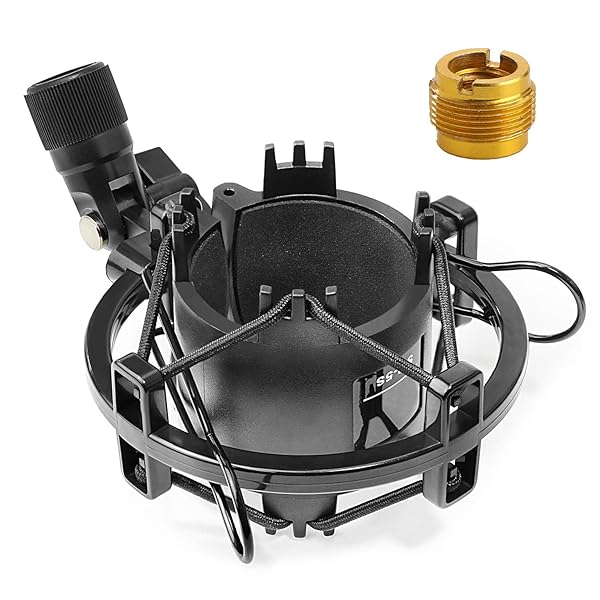 SUNMON SUNMON AT2020 Shock Mount Stand for Audio Technica AT2020 AT2035 AT4040 AT2020USB ATR2500x Reduces Vibration Noise