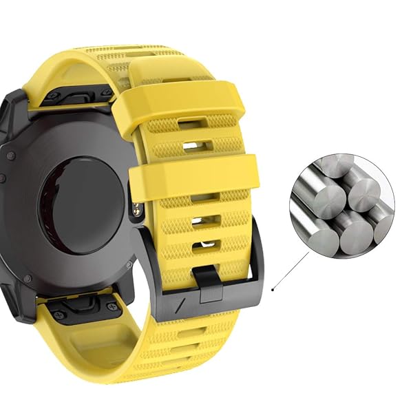ISABAKE Buy SABAKE 26mm Quick Fit Watch Band for Garmin Fenix 6X/5X/3 - Compatible & Stylish Wristbands - View 6 of 9