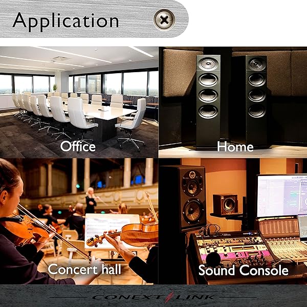 Conext Link Conext Link RG6 Quad Shield Coaxial Cable F Connector 18 AWG 3GHZ 75 Ohm for Satellite TV 2FT Black - View 7 of 7