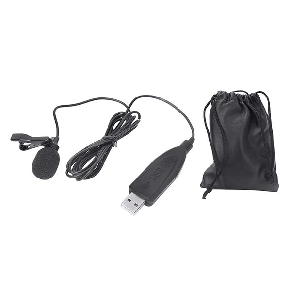 Diyeeni Diyeeni Lavalier Microphone: Portable USB Mic for Conference Calls & Online Recording - View 8 of 8