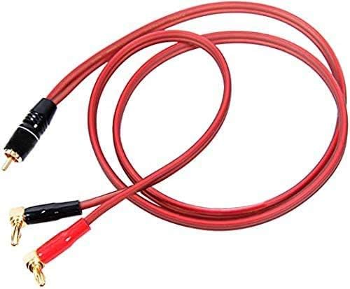 XMSJSIY XMSJSIY Banana Plug to RCA Speaker Cable 2m High Quality 4N OFC Wire for Subwoofer and Loudspeaker Connection - View 5 of 7
