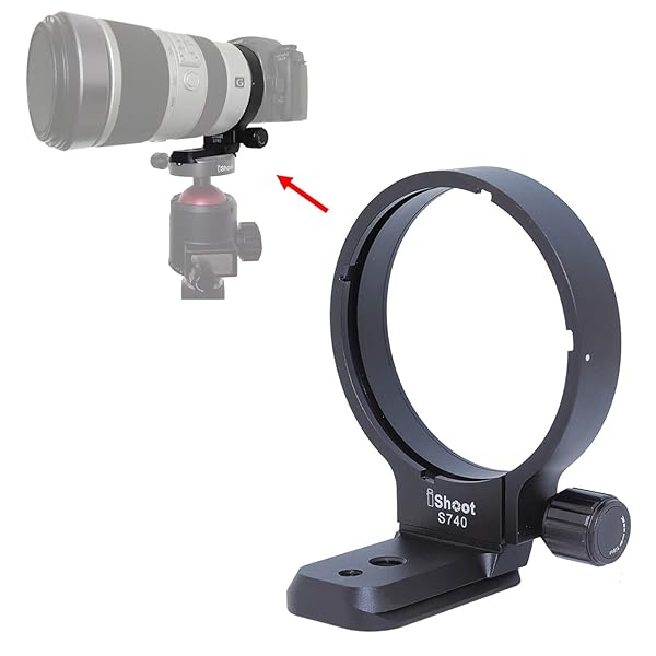 iShoot iShoot 81mm CNC Machined Tripod Mount Ring for Sony 70-400mm Lens - Arca Swiss Quick Release - View 3 of 11