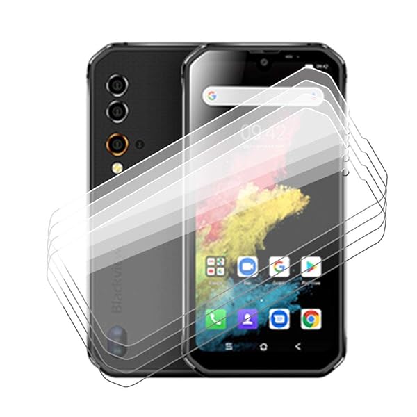 HHUAN [4-Pack] for Blackview BV9900 Pro Screen Protector,HHUAN 9 Hardness Anti-Scratch Tempered Glass Screen Protector,Bubble Free Tempered Glass Protective Film for Blackview BV9900 Pro (5.84")