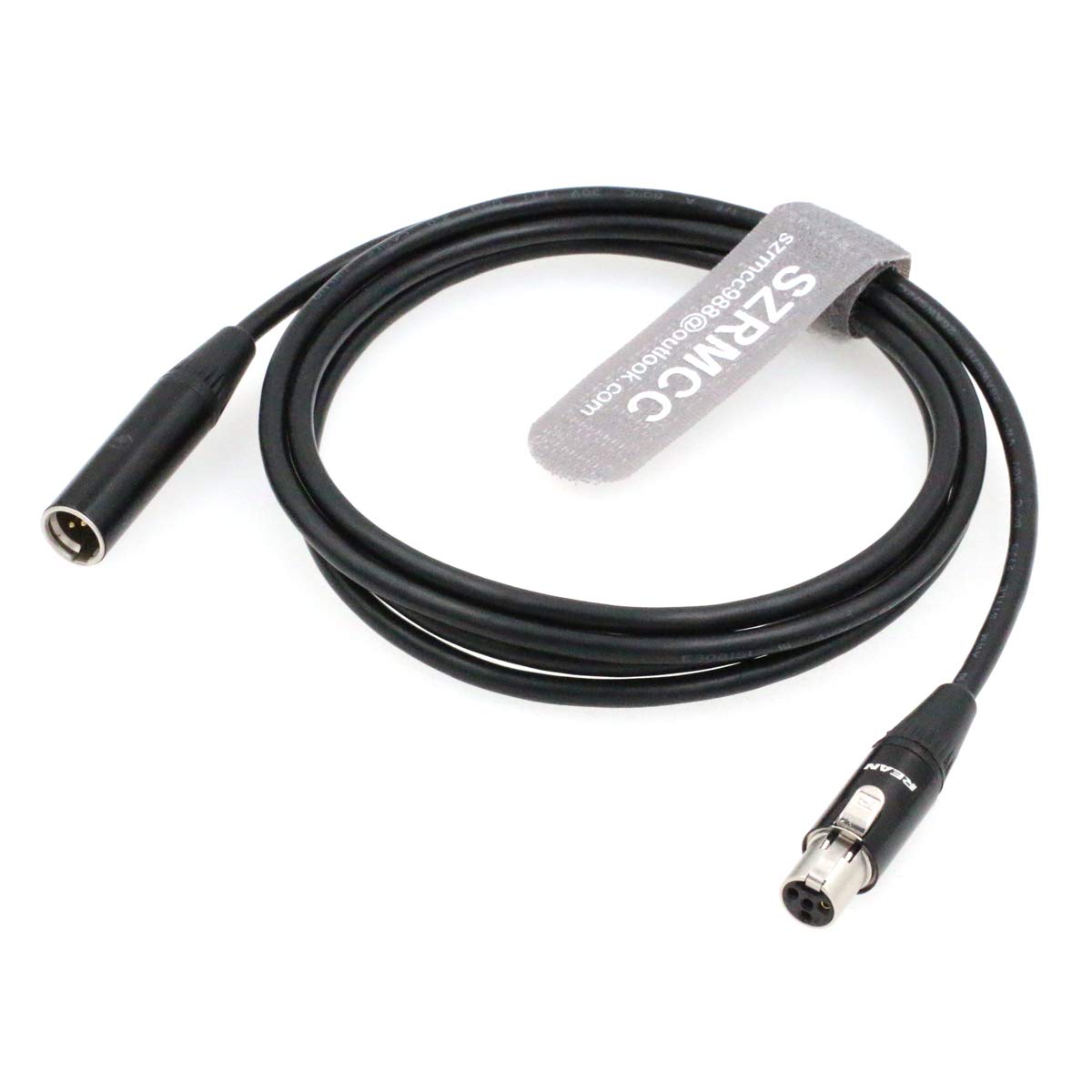 SZRMCC SZRMCC Mini XLR 4 Pin TA4M to TA4F Audio Extension Cable for Shure Headsets and Microphones - View 3 of 4