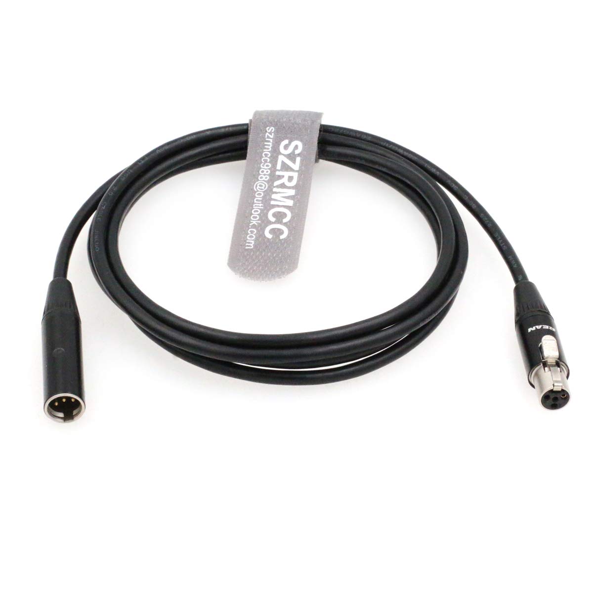 SZRMCC Mini XLR 4 Pin TA4M to TA4F Audio Extension Cable for Shure Headsets and Microphones