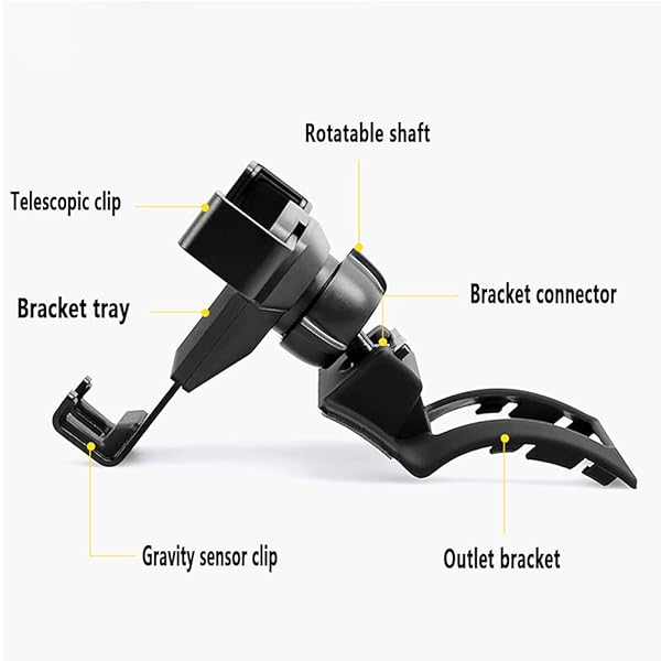 BEERTE BEERTE Phone Holder for Toyota RAV4 2019-2025 Car Dashboard Mount with Adjustment Wheel Not Compatible with RAV4 LE SE XLE XLE Hybrid - View 7 of 9