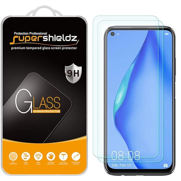 Supershieldz Supershieldz 2 Pack Tempered Glass Screen Protector for Huawei P40 Lite Anti Scratch Bubble Free - View 2 of 5