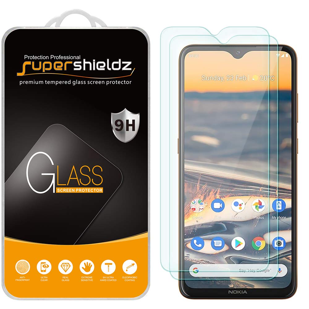 Supershieldz 2 Pack Tempered Glass Screen Protector for Nokia 5.3 Anti Scratch Bubble Free Protection