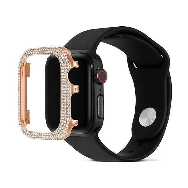 Swarovski Swarovski Sparkling Smartwatch Case for Apple Watch Series 4 & 5 - 40mm Rose Gold Tone - View 3 of 7