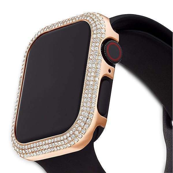 Swarovski Swarovski Sparkling Smartwatch Case for Apple Watch Series 4 & 5 - 40mm Rose Gold Tone - View 5 of 7