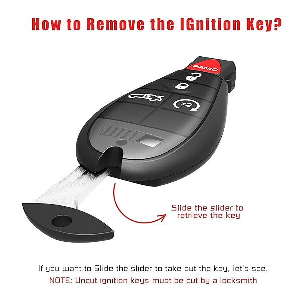 VOFONO VOFONO Key Fob Remote Control Replacement for 2011-2013 Dodge Durango and 2008-2014 Dodge Challenger FCC ID M3N5WY783X - View 9 of 9