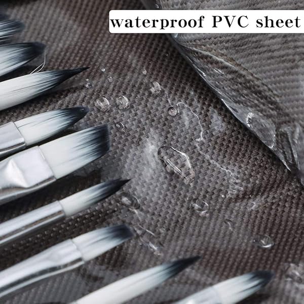 Artecho Artecho 24 PCS Paint Brushes Set for Acrylic, Oil, Watercolor & Gouache - Perfect for Canvas Painting - View 7 of 8