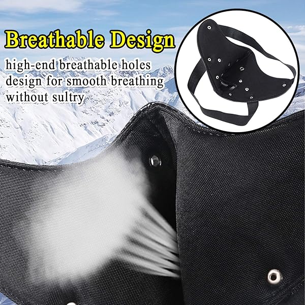 JewelryWe Cool Punk Skeleton Mask - Breathable Leather Zipper Design for Men & Women | Windproof Motorcycle Riding Gear - View 4 of 8