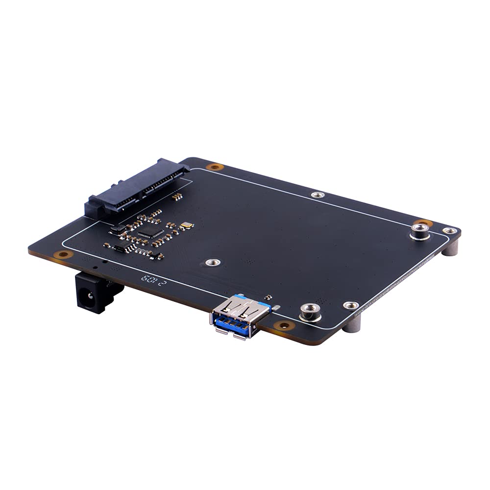 GeeekPi "GeeekPi SATA Storage Expansion Board for Raspberry Pi 4B - X825 V2.0 USB 3.0 for 2.5" HDD/SSD" - View 5 of 6