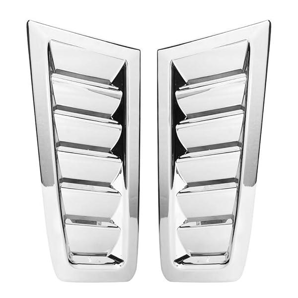 KIMISS Hood Vents ABS Car Bonnet Air Vent for RS MK2 Modified Hood Air Fits Perfectly