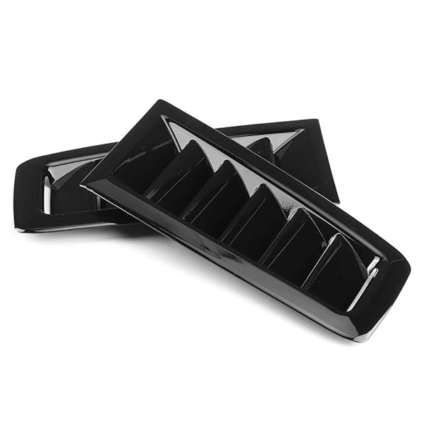 Qiilu KIMISS ABS Car Bonnet Air Vent Modified Hood for RS MK2 Bright Black SIAT26105 - View 6 of 9