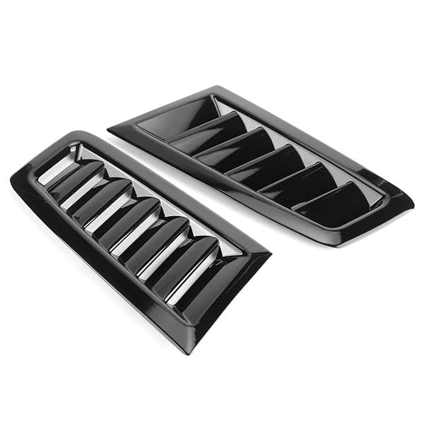 Qiilu KIMISS ABS Car Bonnet Air Vent Modified Hood for RS MK2 Bright Black SIAT26105 - View 7 of 9