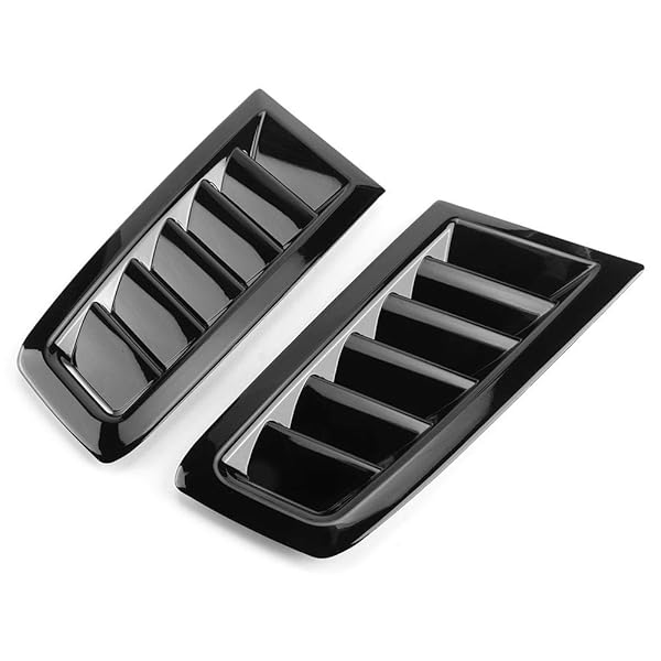 Qiilu KIMISS ABS Car Bonnet Air Vent Modified Hood for RS MK2 Bright Black SIAT26105 - View 9 of 9