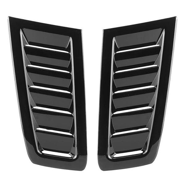 KIMISS ABS Car Bonnet Air Vent Modified Hood for RS MK2 Bright Black SIAT26105