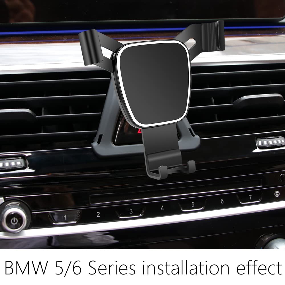 LUNQIN Car Phone Holder for BMW 5 Series M5 525i 530i 540i M550i 530e xDrive 2017 to 2023 Auto Accessories Navigation Mount - View 2 of 6