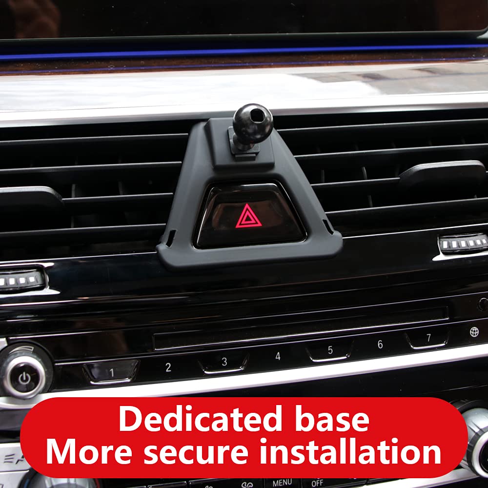 LUNQIN Car Phone Holder for BMW 5 Series M5 525i 530i 540i M550i 530e xDrive 2017 to 2023 Auto Accessories Navigation Mount - View 4 of 6