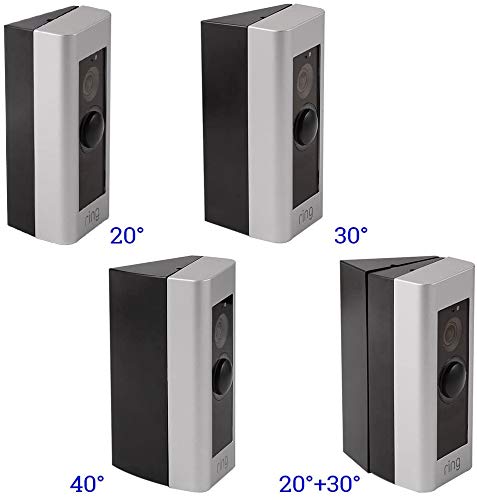 HOLACA Adjustable Waterproof Doorbell Angle Mount 20 30 40 Degree Replacement Bracket Kit for Video Doorbell Pro Pro - View 3 of 10
