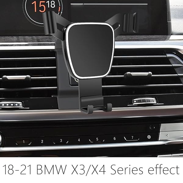 LUNQIN LUNQIN Car Phone Holder for BMW X3 and X4 2018-2020 Auto Accessories Mobile Cell Phone Mount Navigation Bracket Interior Decoration - View 3 of 7