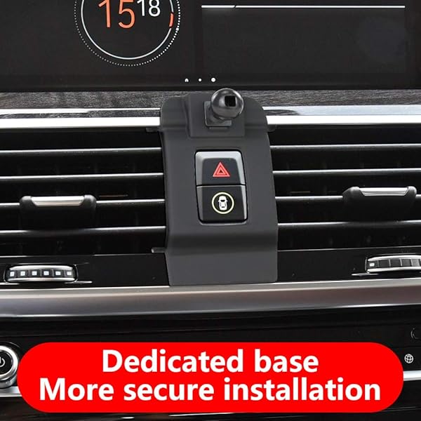 LUNQIN LUNQIN Car Phone Holder for BMW X3 and X4 2018-2020 Auto Accessories Mobile Cell Phone Mount Navigation Bracket Interior Decoration - View 5 of 7