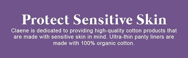 CLAENE Claene Organic Cotton Cover Pads Large Unscented Breathable Menstrual Pads for Women with Wings 2Pack Total 28 - View 10 of 10