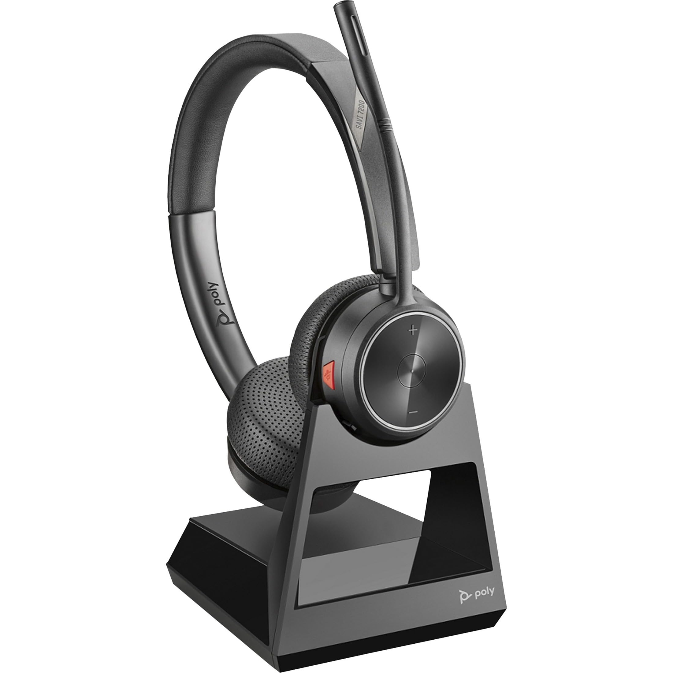 Plantronics SAVI 7220 Office Wireless Headset Black for Clear Communication and Comfort