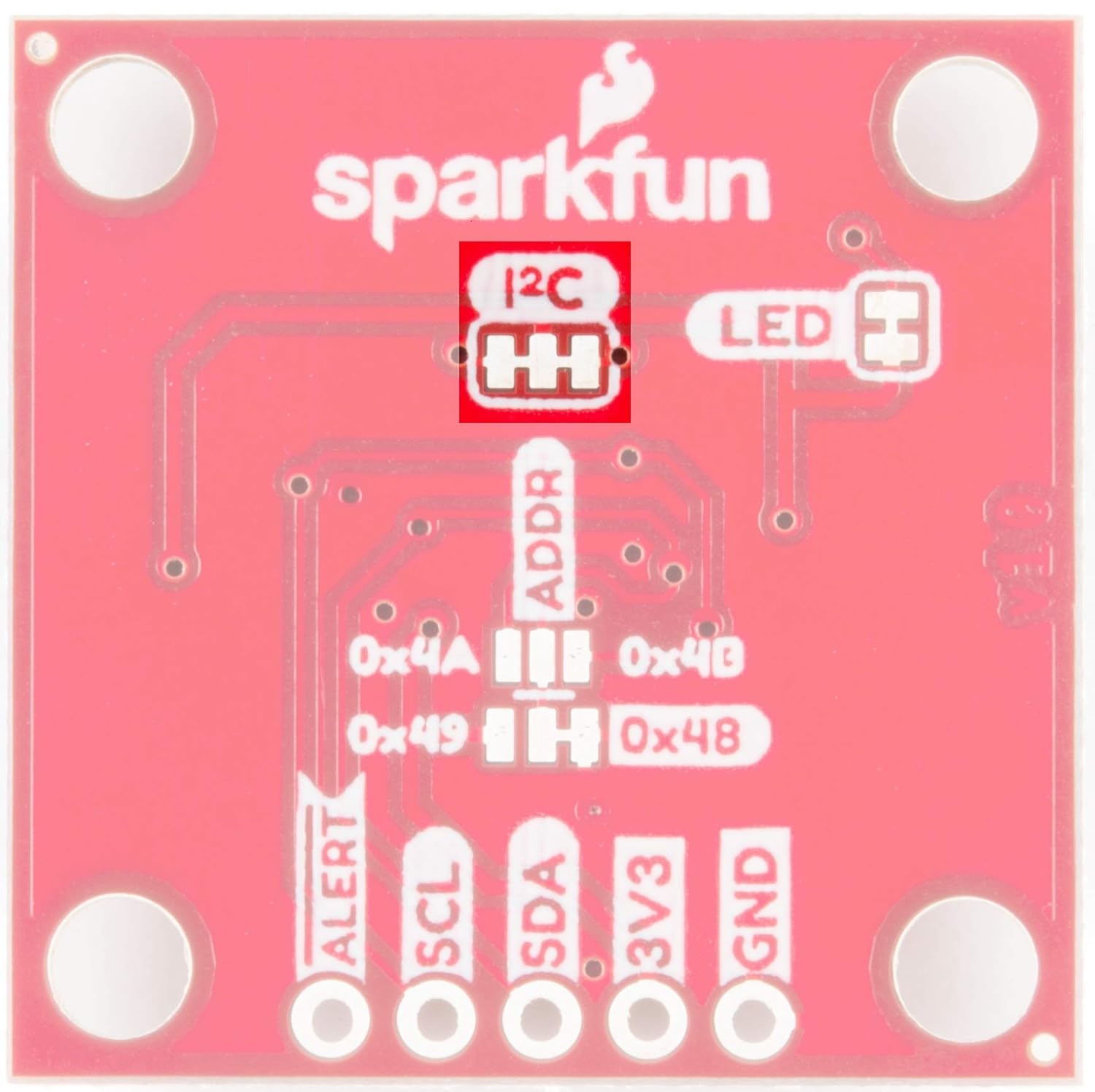 SparkFun SparkFun TMP102 Digital Temperature Sensor I2C Breakout Board Compatible with Arduino and Single-board Computers Easy to Use Plug and Play - View 5 of 6